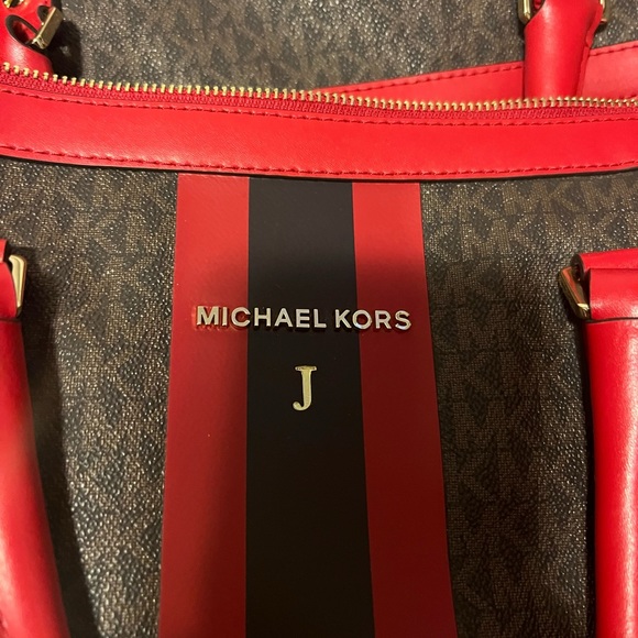 Large, Michael Kors duffel bag with engraved “J” - Picture 3 of 8